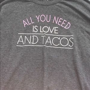 all you need is love and tacos long sleeve